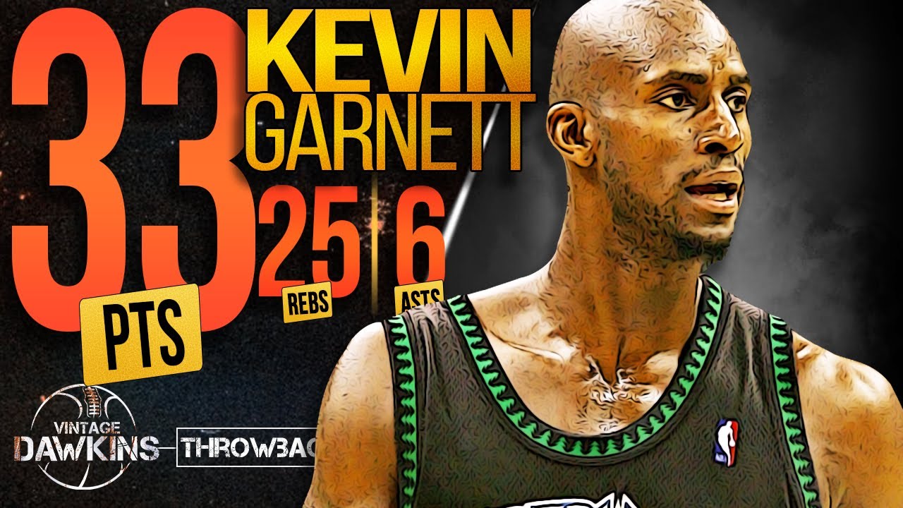 Kevin Garnett MONSTER 33 Pts, 25 Rebs And 6 Asts vs Kings | Dec 5, 2003 | VintageDawkins