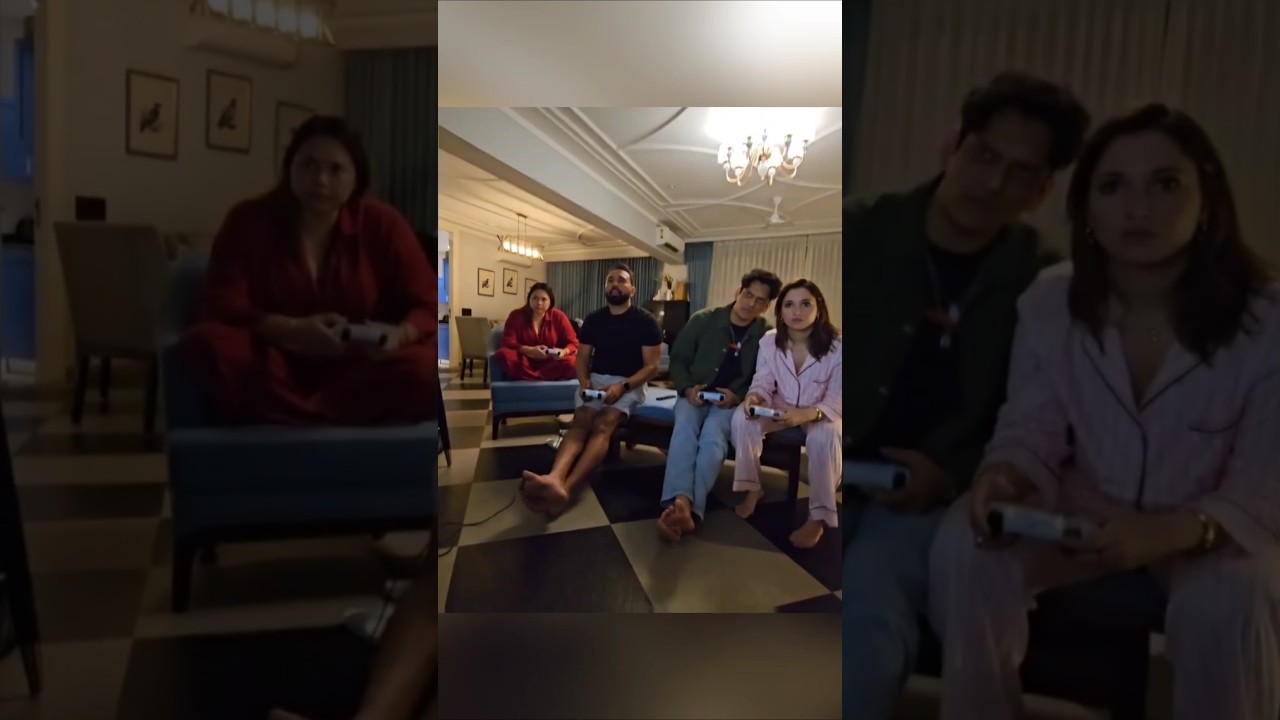 #tamannaah #vijayvarma having an intense gaming session #shorts #bollywood #actress #gaming