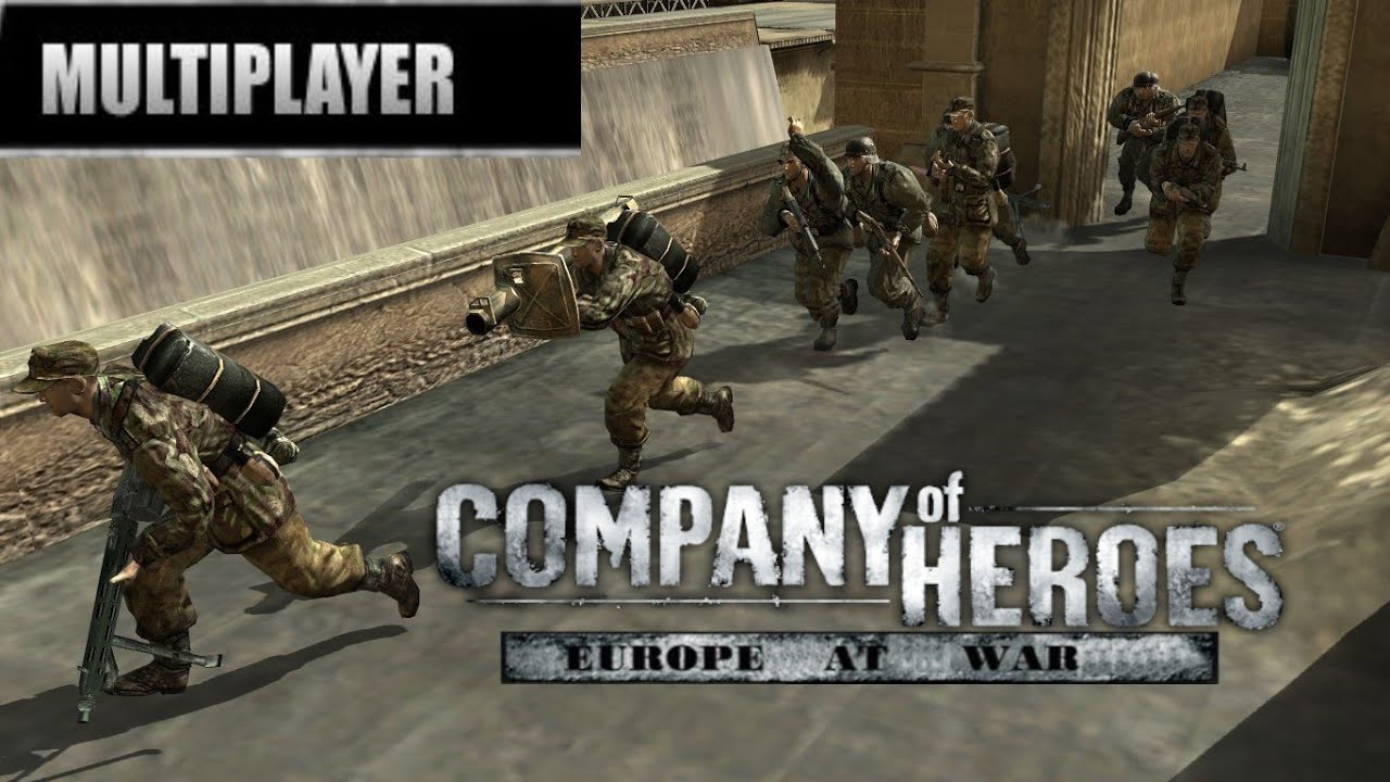 Company of Heroes Co-Op (Dirty Bowl) 2vs4 Expert CPU [Europe At War mod]