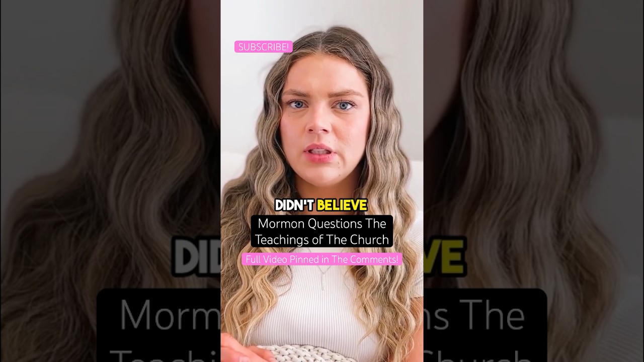 Mormon Girl Questions The Teachings Of The Church ⛪️ #exmormon #exmo #mormon #mormonstories