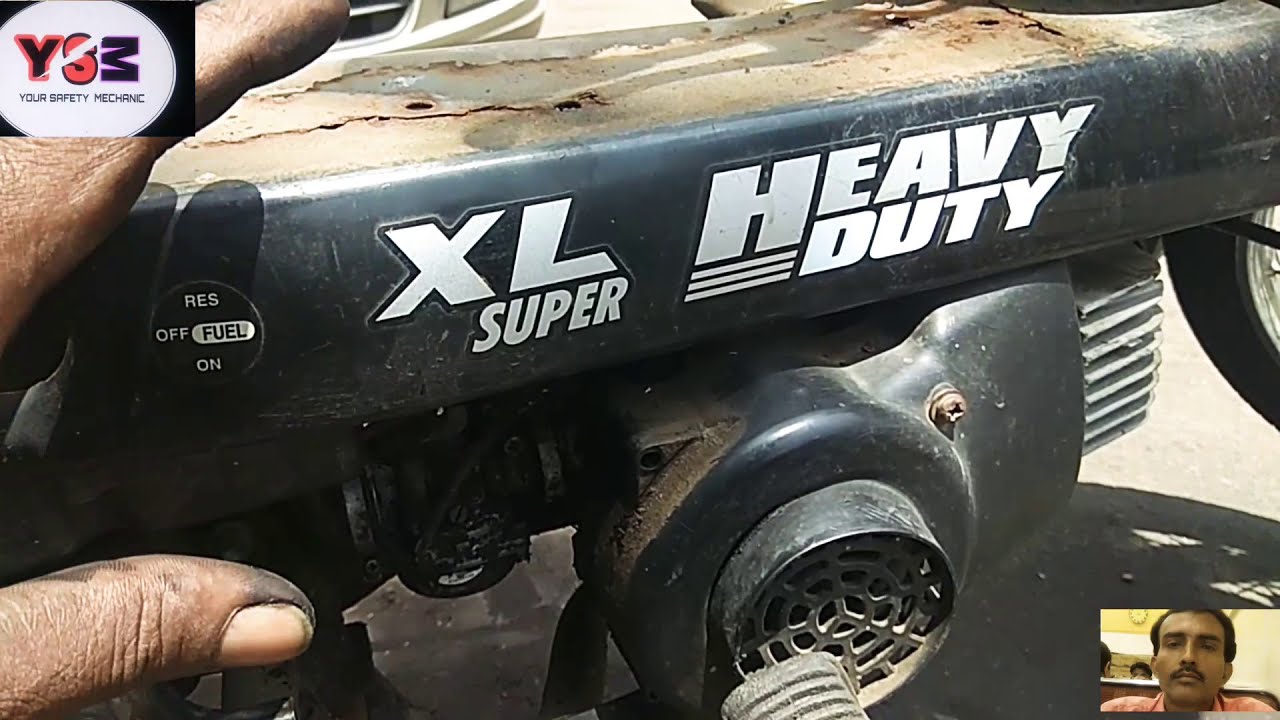 TVS XL starting problem solution and pickup problem solution