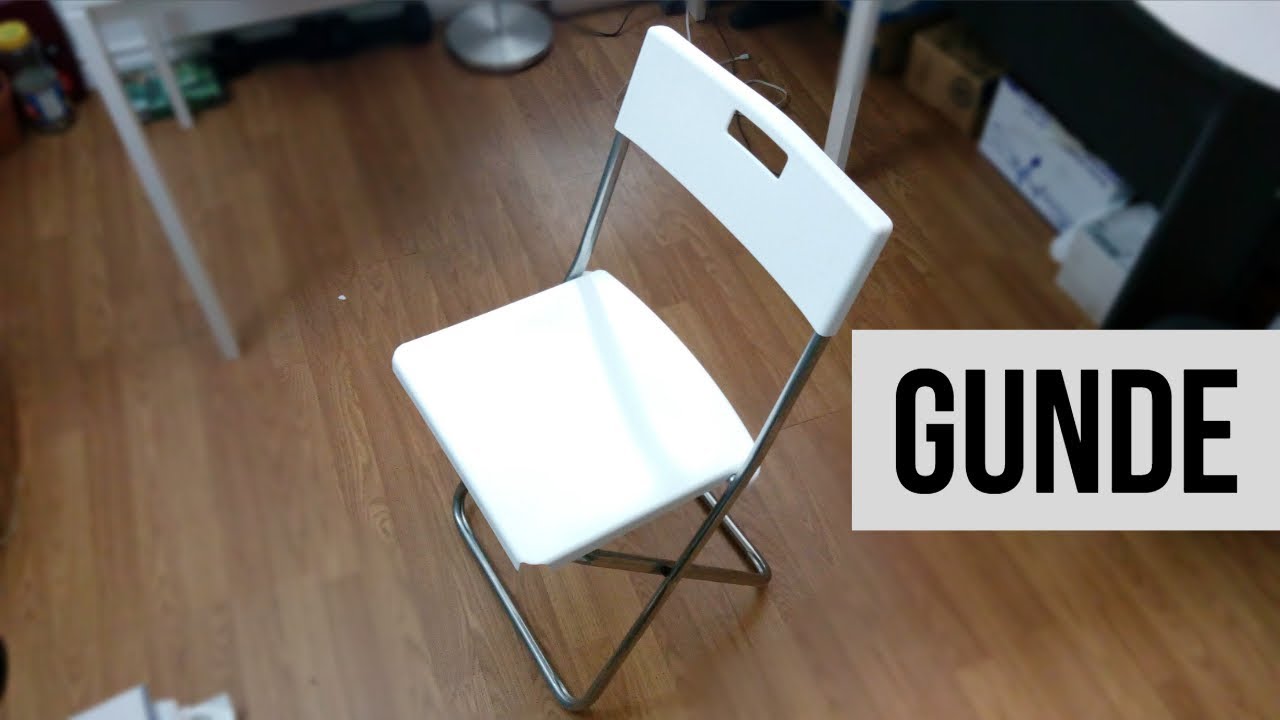 IKEA's GUNDE Folding Chair Demonstration