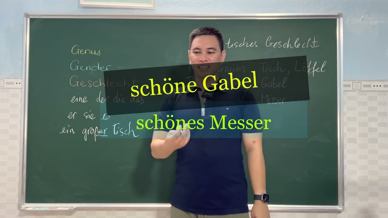 Giống của danh từ trong tiếng Đức - Phần 1: Genus - grammatisches Geschlecht