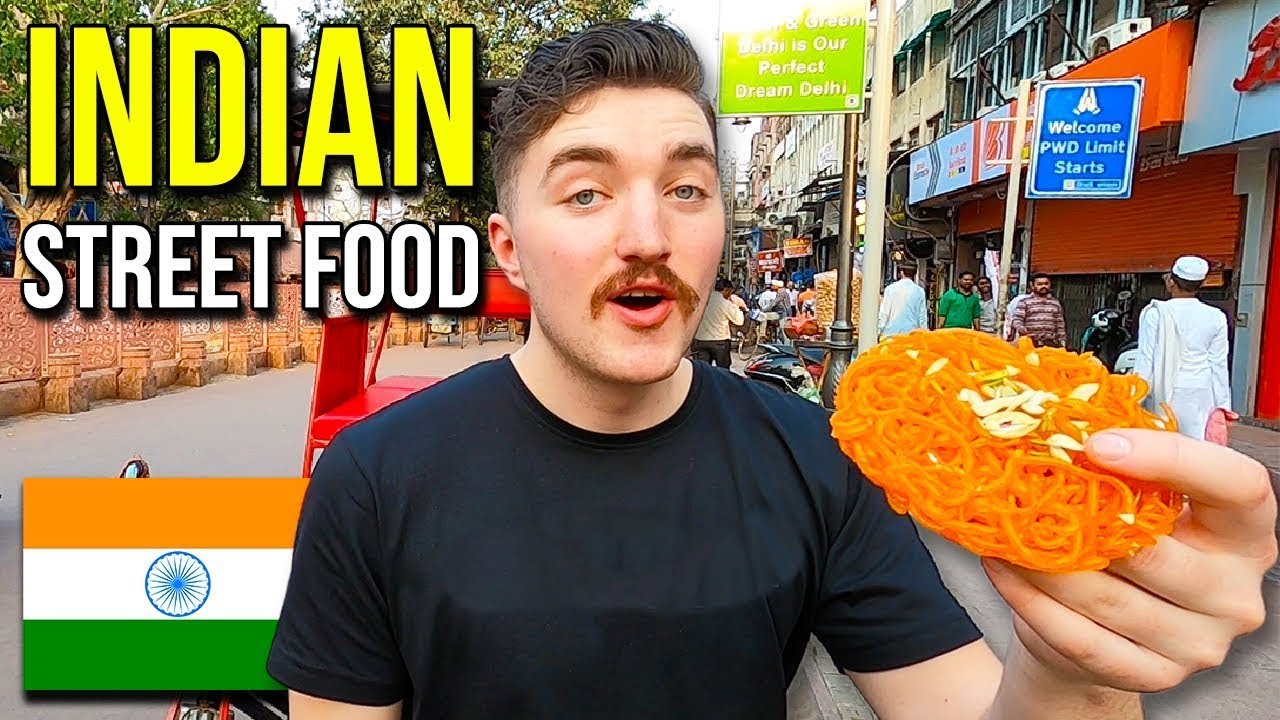 FIRST TIME Trying Indian STREET FOOD (We Were Surprised) 🇮🇳