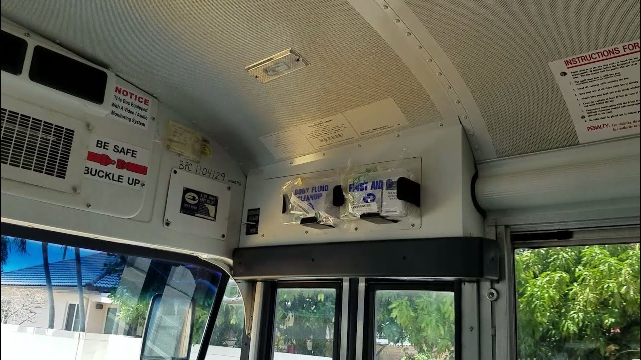 Miami Dade District School Bus BlueBird Vision 2013 PM route #32138