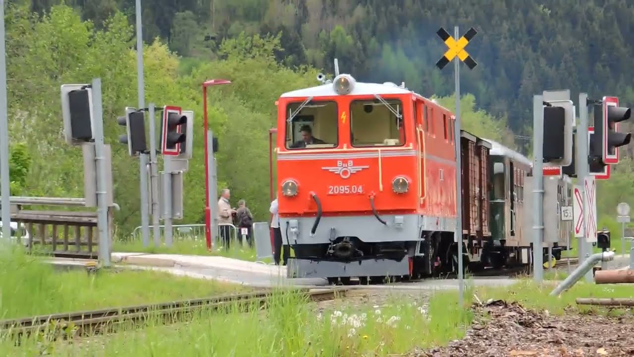 Lok Vs72 (2095 04) auf der Pinzgauer Lokalbahn am ‎18. ‎Mai ‎2023