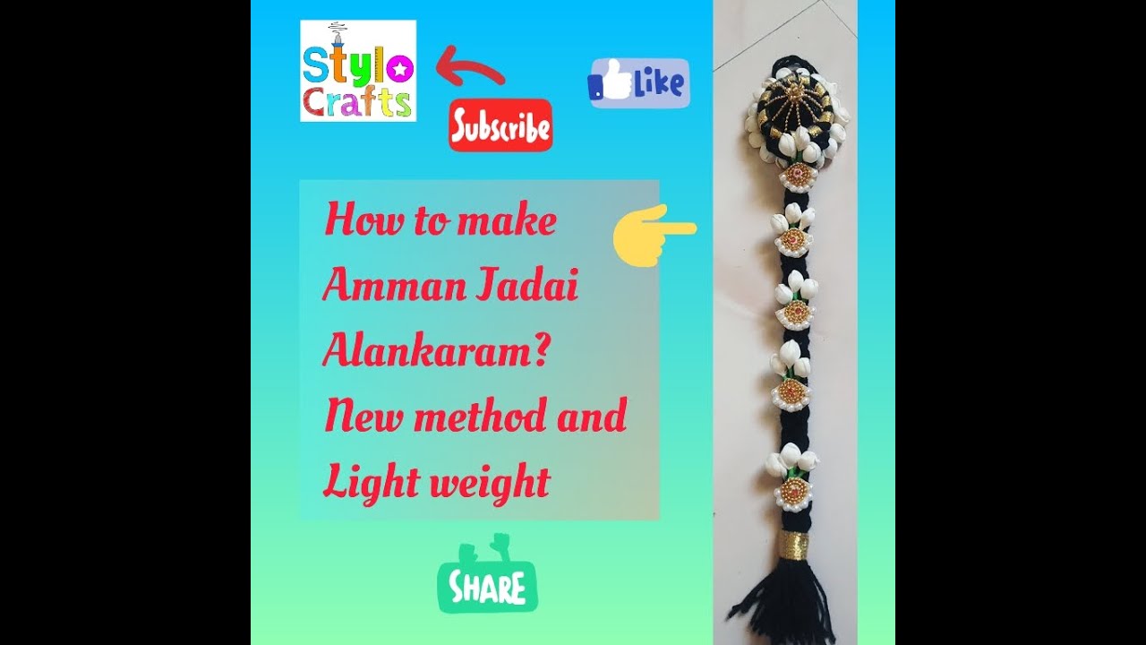 Varalakshmi Amman Jadai Alankaram New method 🙏