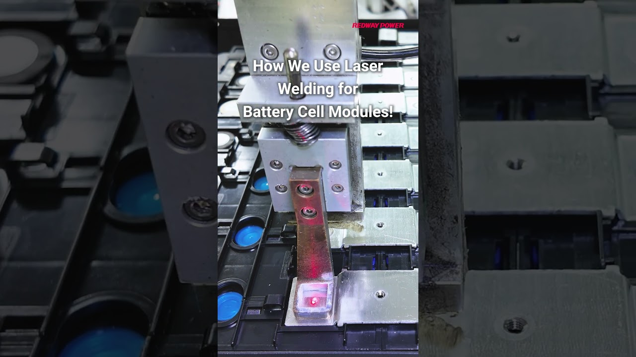 How We Use Laser Welding for Battery Cell Modules! 