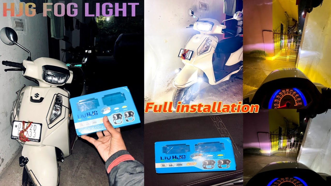 Access 125 Fog Light💡Installation 
