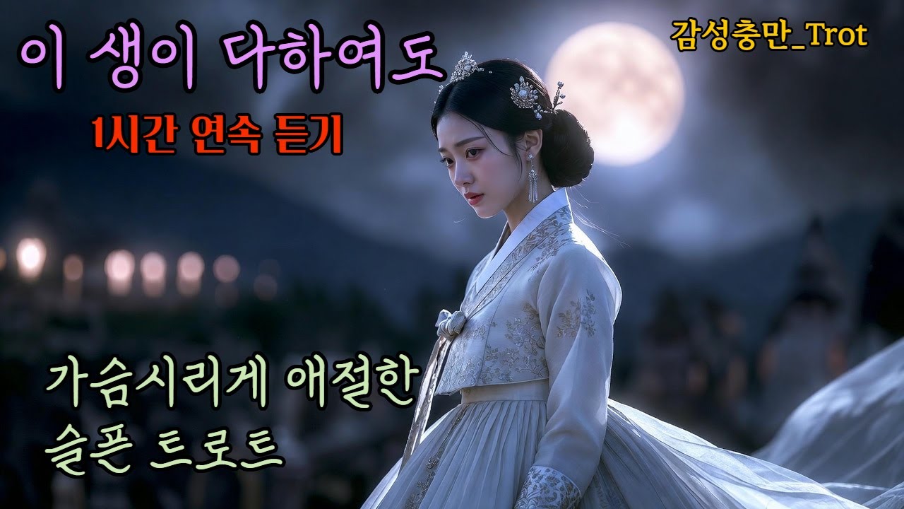 가슴 시리게 애절한 슬픈 트로트_이 생이 다 하여도_1시간 연속 듣기 #트로트 #k-trot #감성트로트 #애절한노래 #슬픈노래 #슬픈트로트 #1시간연속듣기 #트로트모음