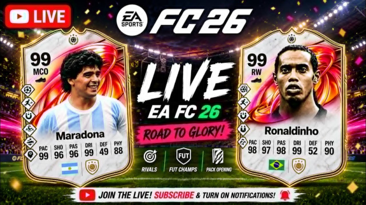 🔴 EA FC 26 LIVE! | WEEKEND GRIND 🔥 | ULTIMATE TEAM & DIVISION RIVALS ⚽