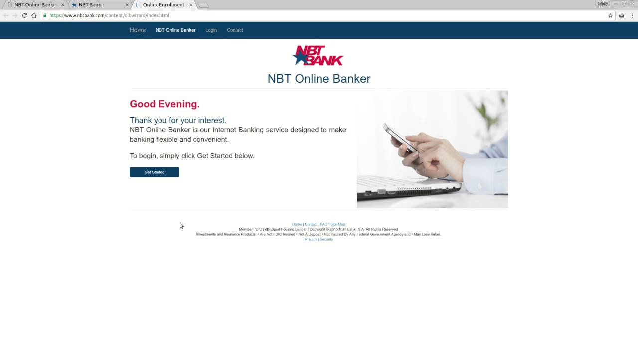 NBT Bank Online Banking Login Tutorial