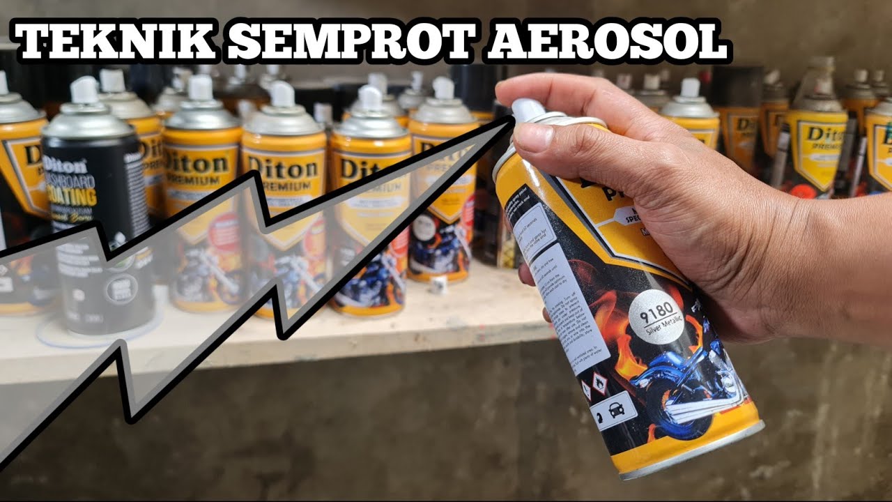 BAB 3 : CARA PENYEMPROTAN CAT AEROSOL DITON PREMIUM, Agar hasilnya halus tidak belang.