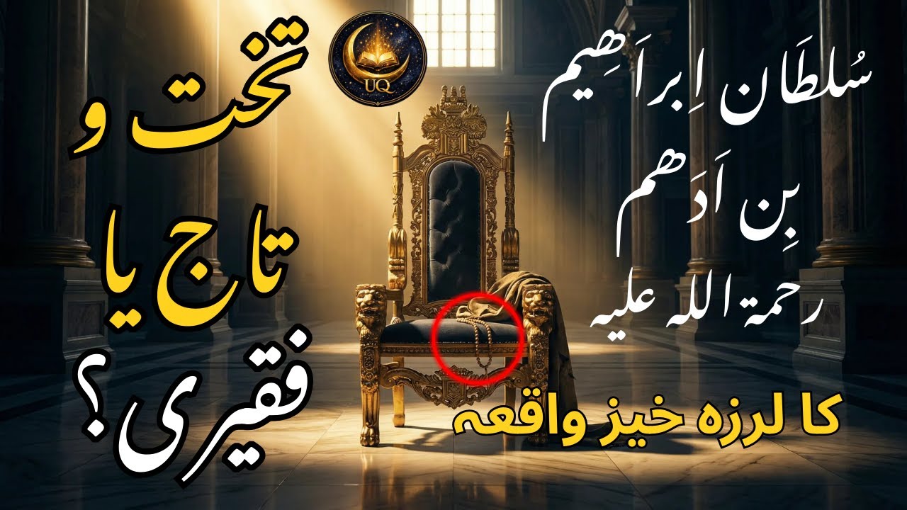 تخت و تاج چھوڑ دیا! | سلطان ابراہیم بن ادھمؒ کا ایمان افروز واقعہ | Universal Qasas