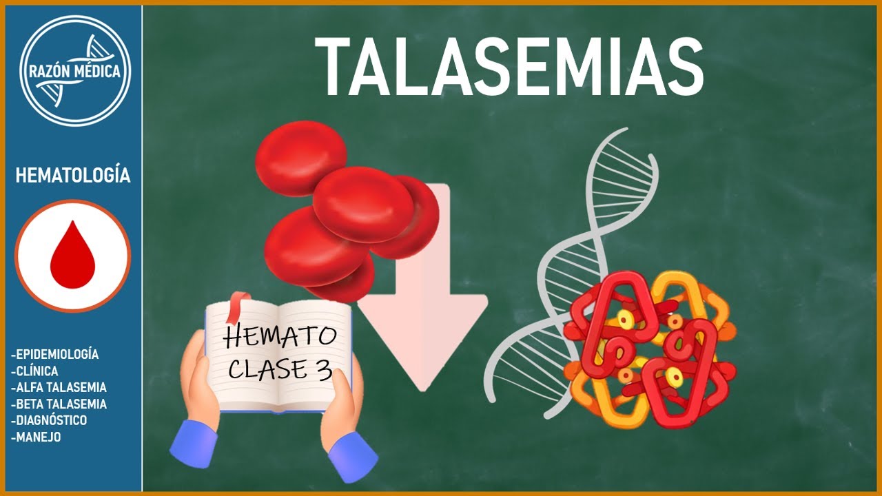 Talasemias 🩸- Tipos, clínica, diagnóstico y tratamiento