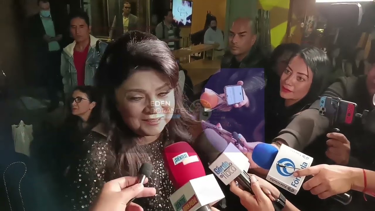 La Queen Victoria Ruffo presentan a la Prensa Corona de Lágrimas 2, se ríe hasta de ella misma👏😂🙈