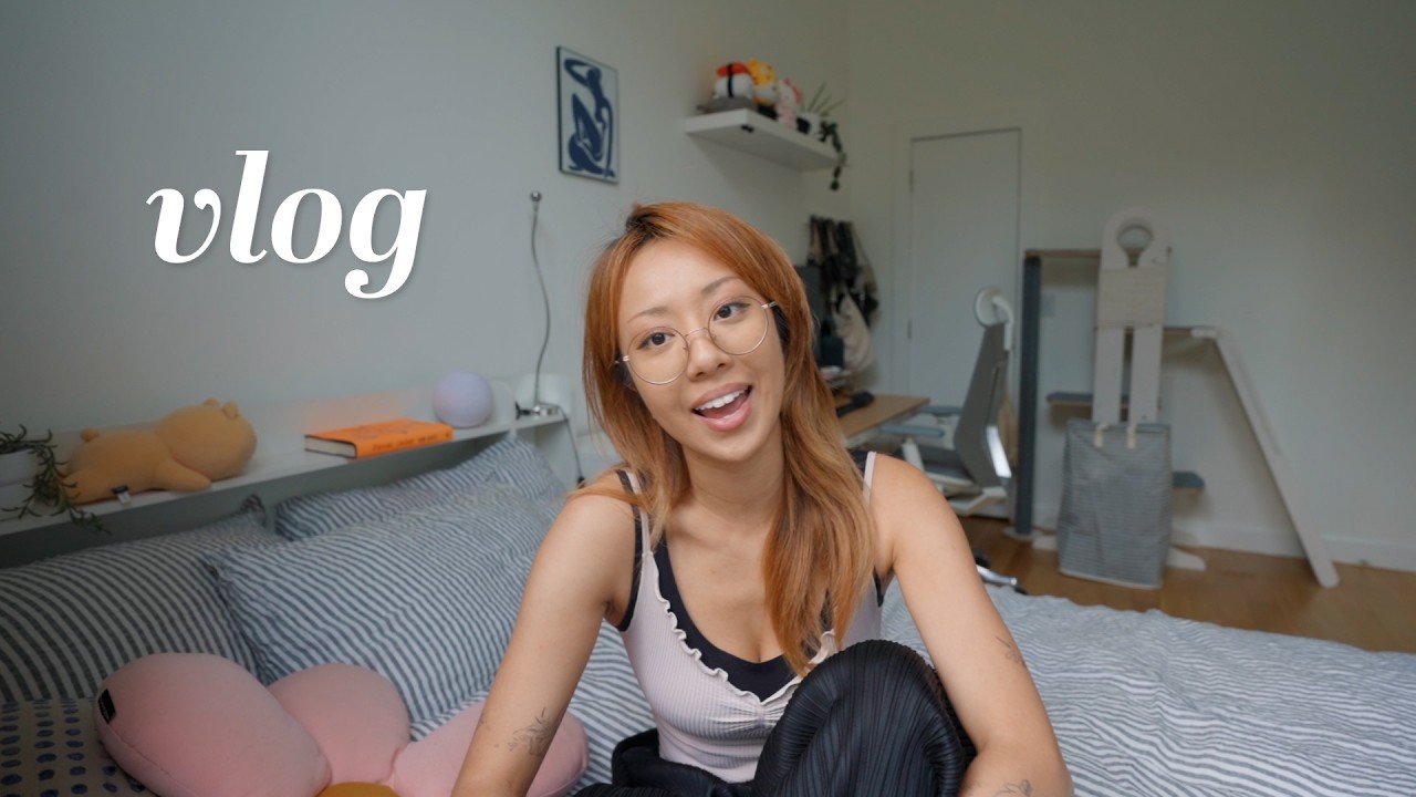 living & working in nyc | settling into an office routine, my first meet & greet! & visiting home