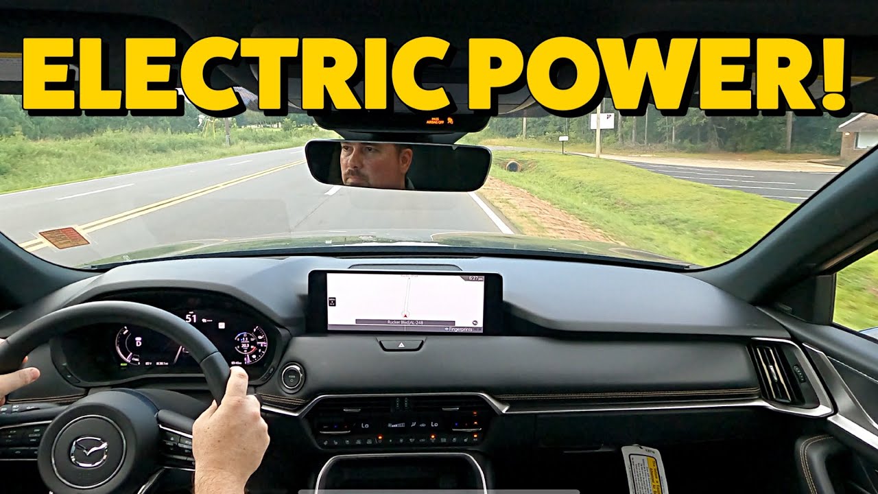 EV Mode | Test Drive Mazda CX-90 Plug-In Hybrid EV