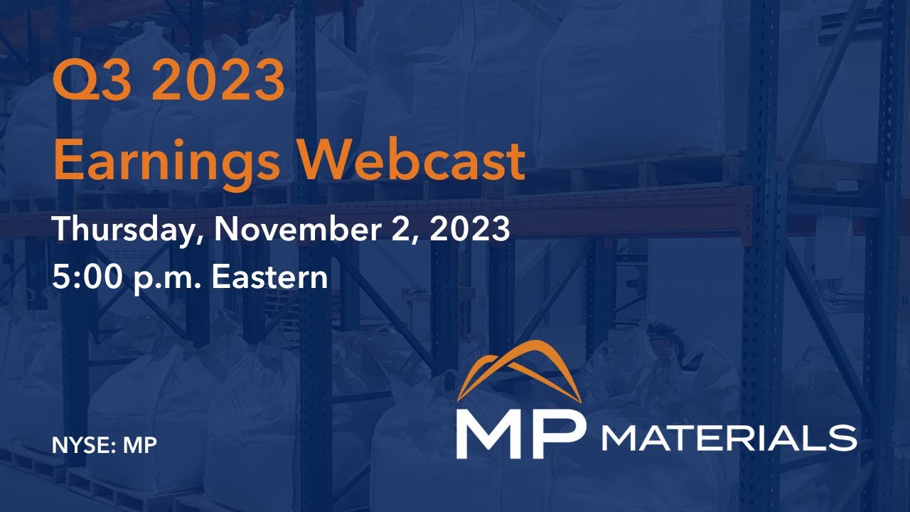 Q3 2023 Earnings Webcast