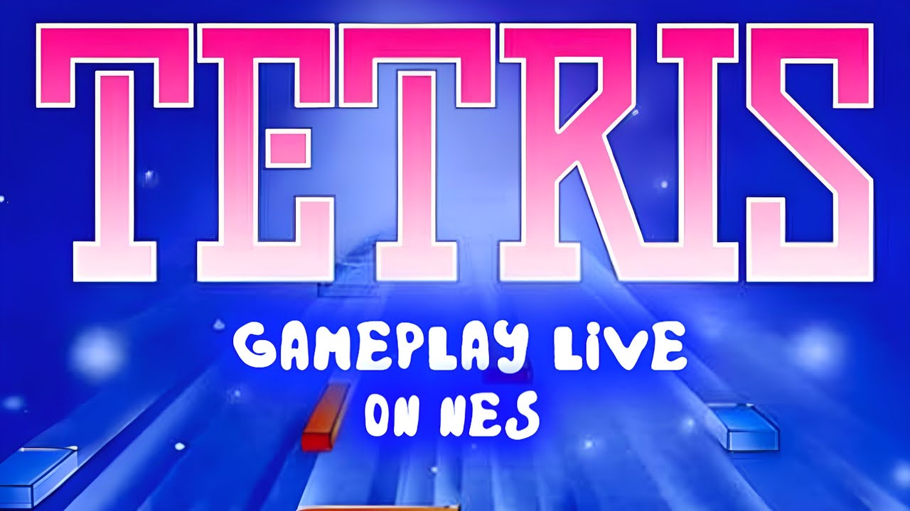 playing tetris in 1989 on nes gameplay live 🔴