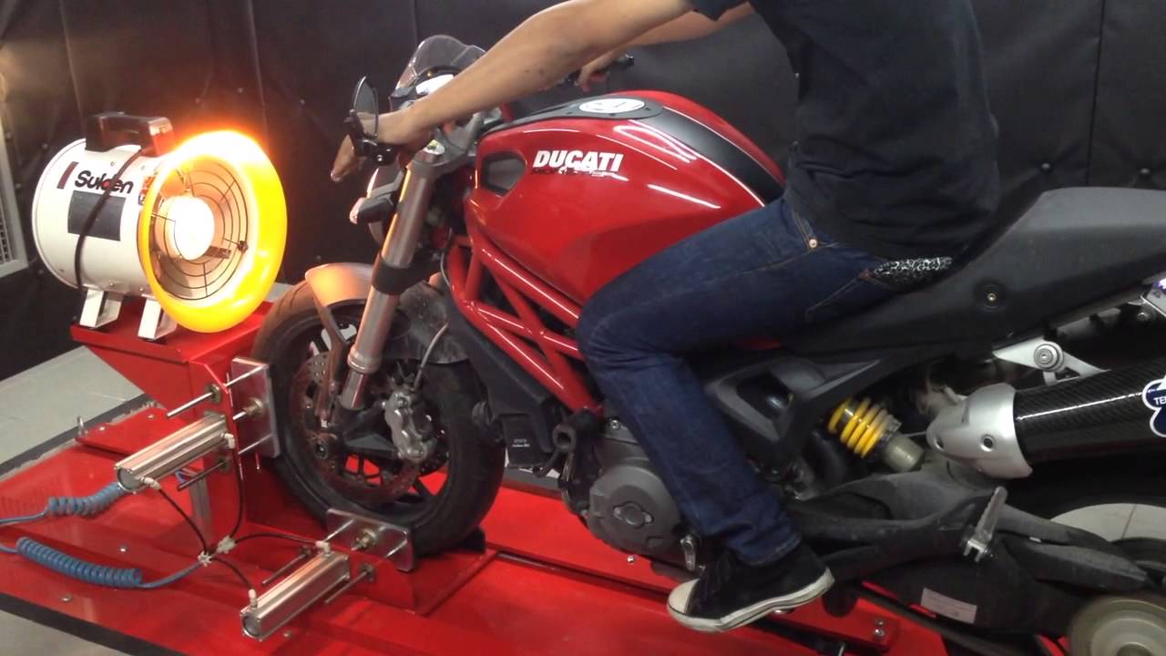 Termignoni Ducati monster 796 on Dyno
