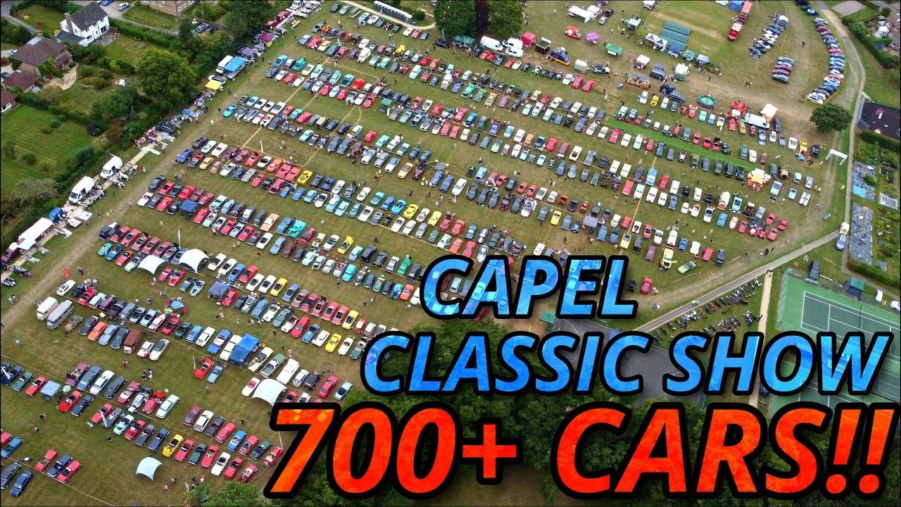 700+ Cars at the CAPEL CLASSIC CAR SHOW | 4K Drone Footage