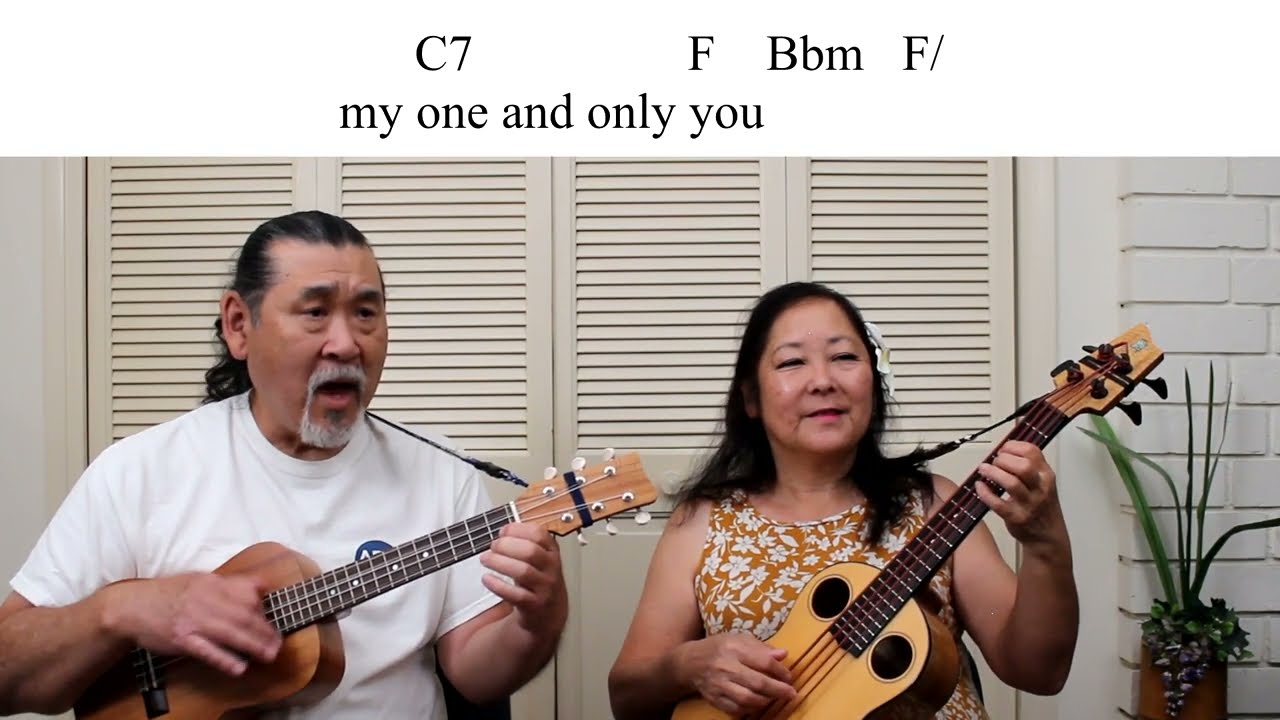 Only You - The Platters - Ukulele Play Along - Lyrics And Chords On Screen