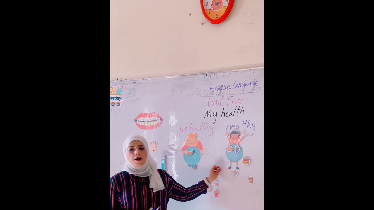 صحتي صف ثالث ابتدائي انكليزي