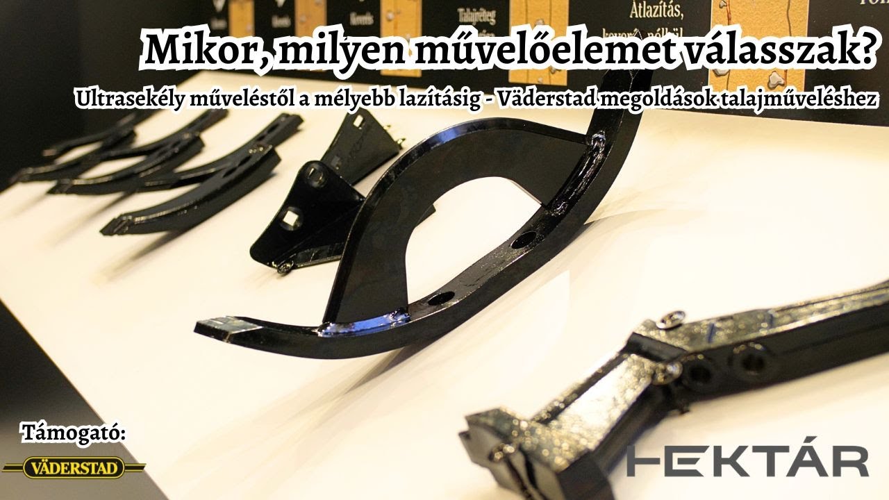 Így válassz művelőelemet szárazabb vagy nedvesebb talajon - Kések, kapák, tárcsalapok a Väderstadnál