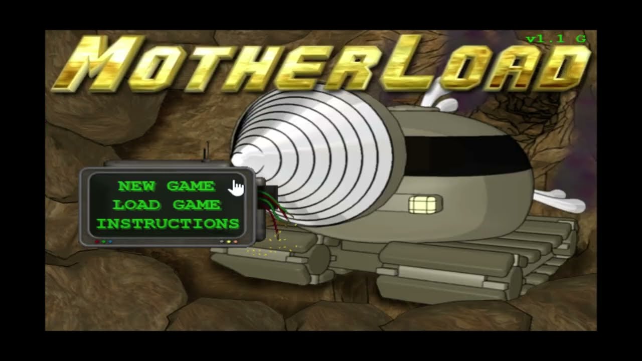 Motherload Goldium Edition Full Playthrough Xgen Studios Classic Flashgame.