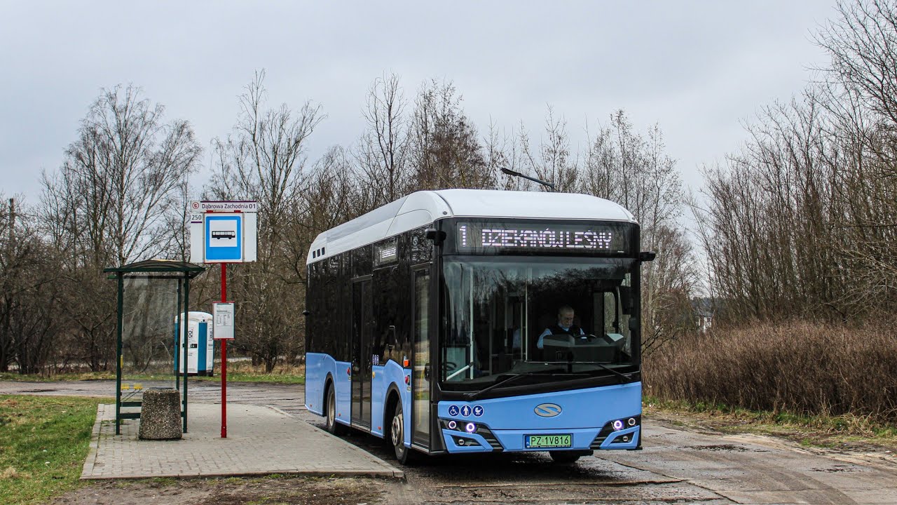 Przejazd: Solaris Urbino 9LE Electric (Testowany przez KM Łomianki) - Linia 1