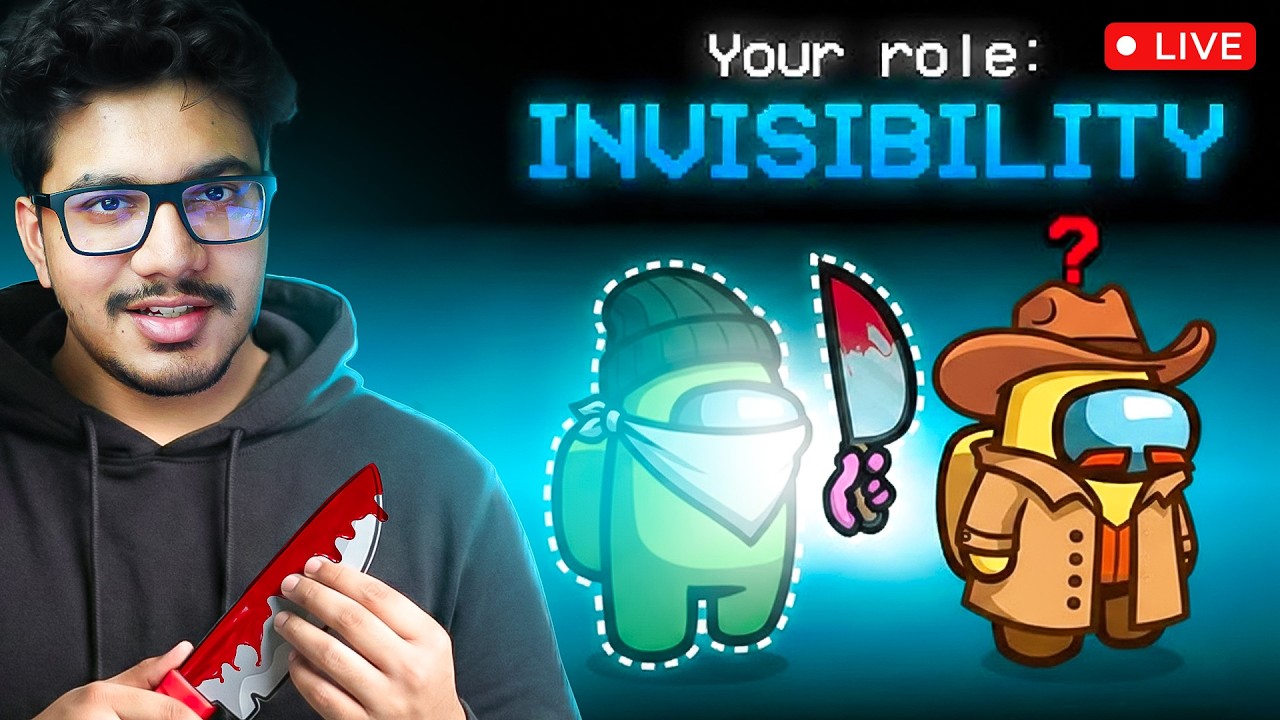 🔴Among Us, But I Turn Invisible | RE 7 Later
