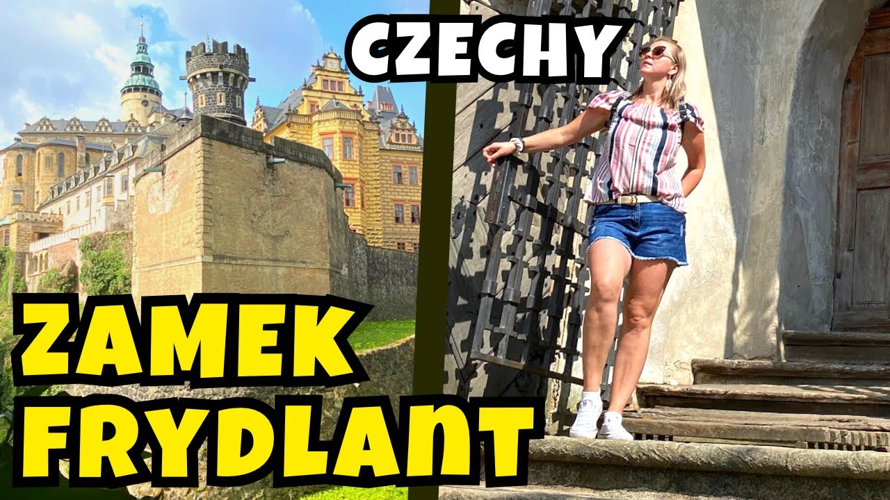 ZAMEK FRYDLANT - CZECHY! Robi wrażenie, piękne widoki! Wchodzimy na dziedziniec.