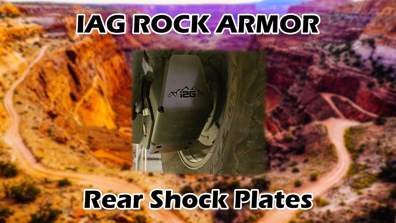 Installing the IAG Rock Armor Rear Shock Skid Plates