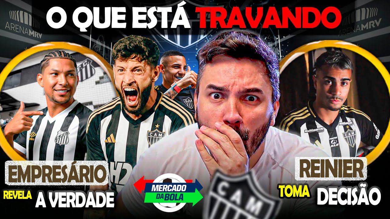 🎯 O QUE ESTÁ TRAVANDO REFORÇO E SAÍDA NO ATLÉTICO 🔥 STAFF DO RONY REVELOU ⚠️ REINIER TOMA DECISÃO