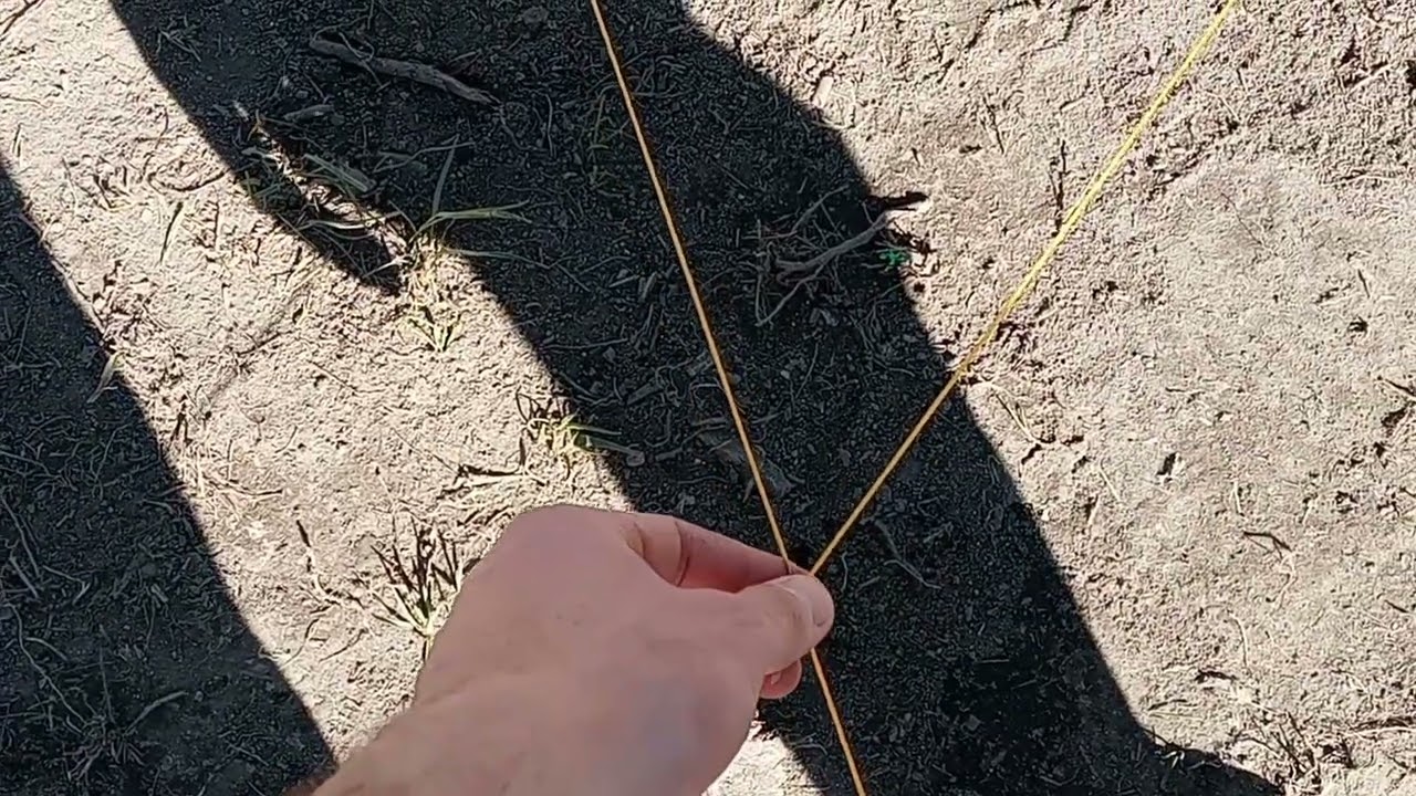 How to create a perfect rectangle without using a tape measure or square.