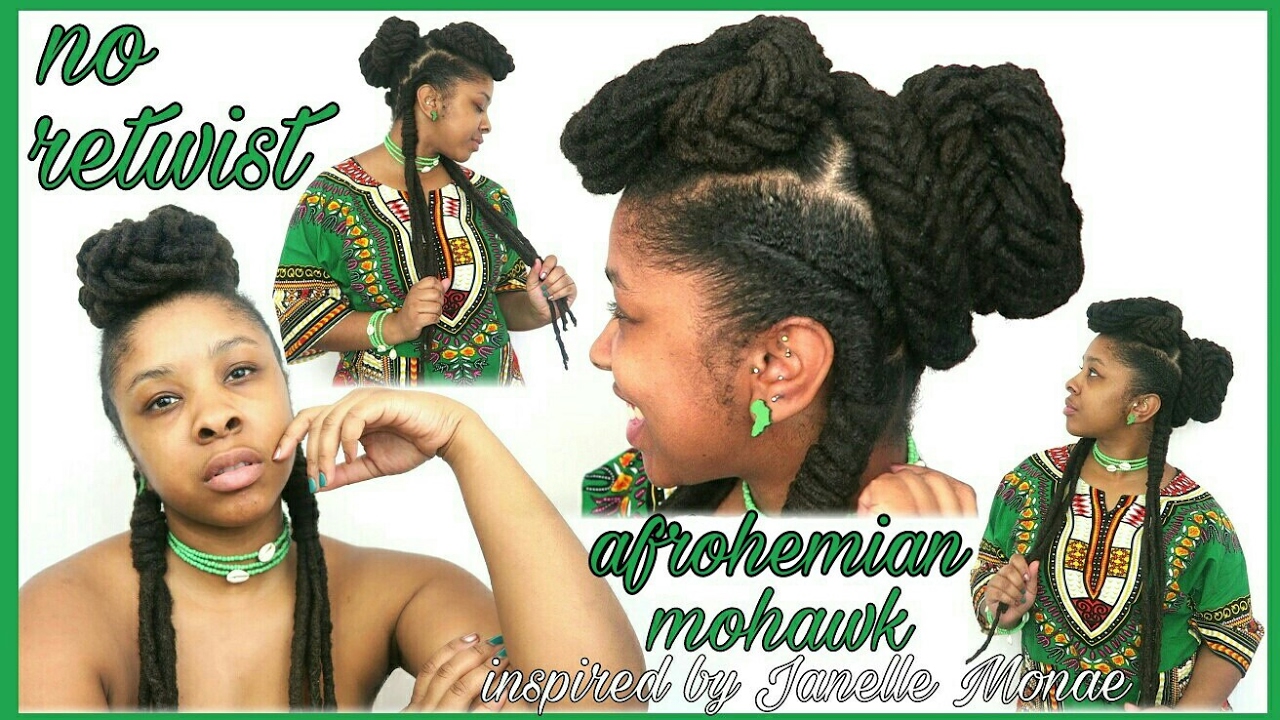 afrohemian mohawk-inspired by Janelle Monae