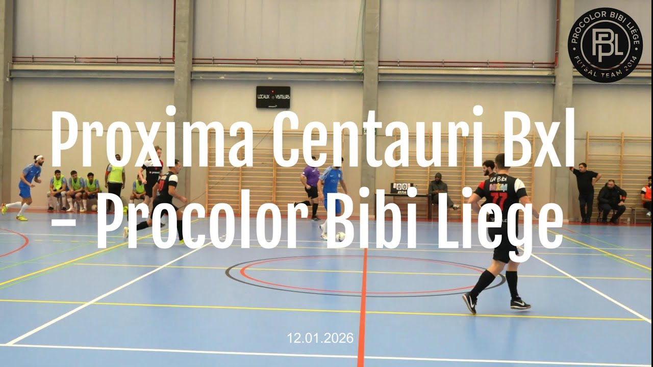 Full Time PROXIMA CENTAURI BXL 2 - 2 PROCOLOR BIBI LIÉGE 2025/2026