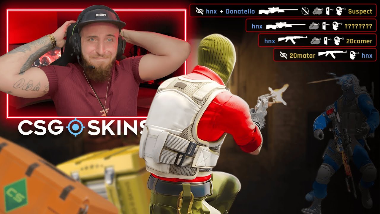 DEPOSITEI 300 REAIS e a cada MORTE no ESPECIAL do CS2 = 1 Caixa no CSGOSKINS! Será que deu bom!? 🥹