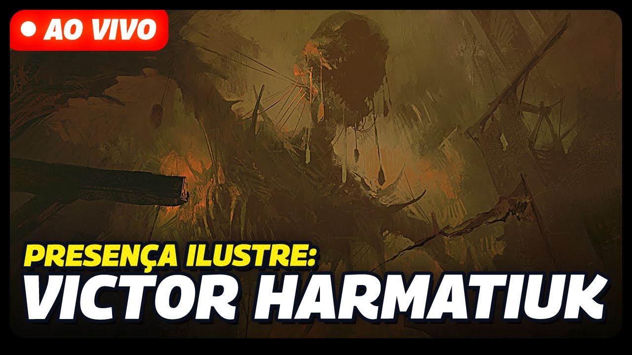 🔴 Papo com VICTOR HARMATIUK, artista conceitual/ilustrador senior