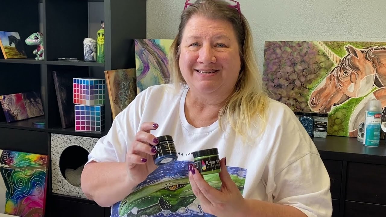 How to Mix Rezin Arte for Alcohol Inks | Claramarble