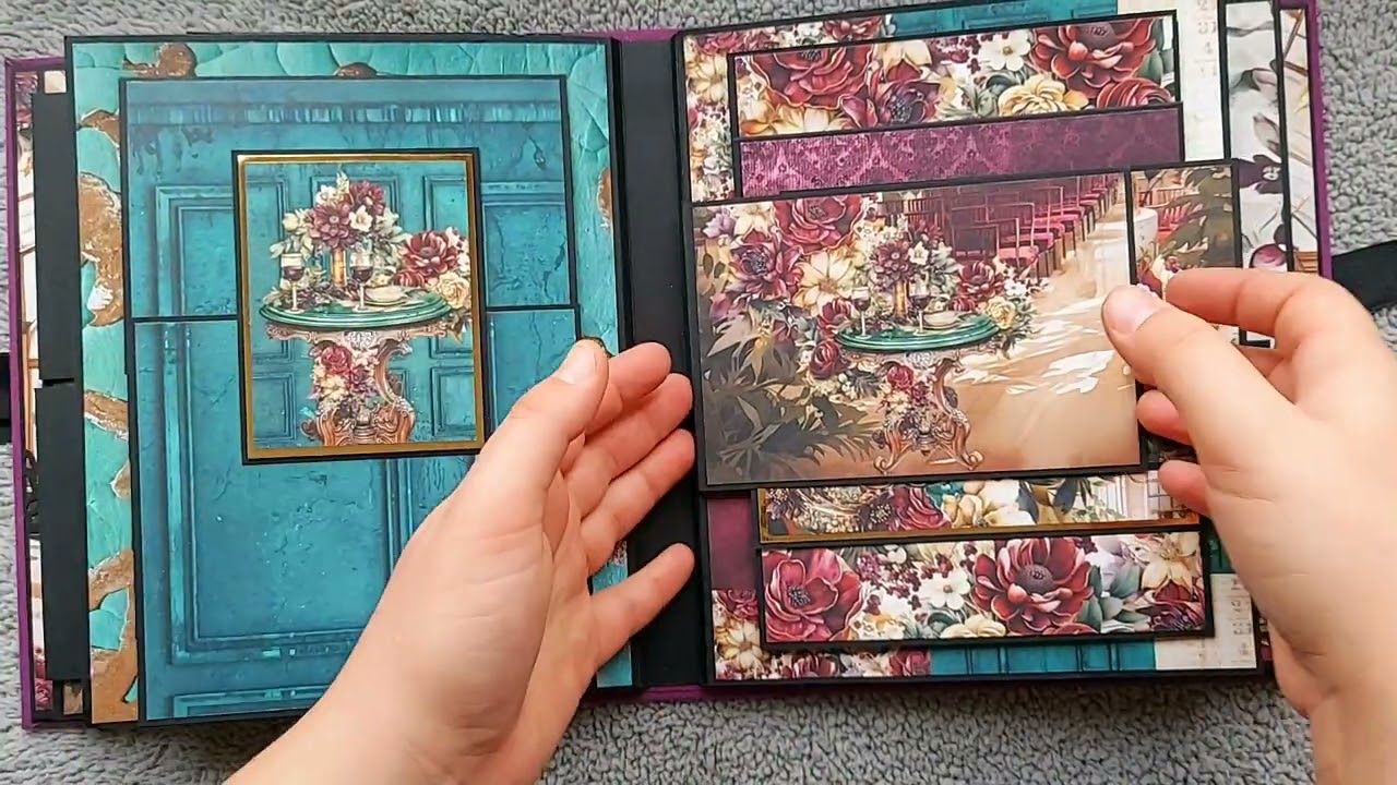 Elegancki album z kolekcji Bohemian Wedding Mintay Papers