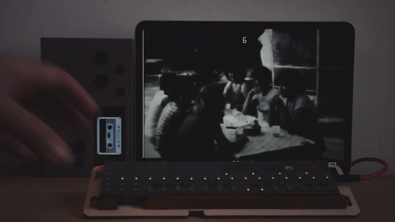 Teenage Engineering Op-Z and Monome Norns (Tapedeck Script)