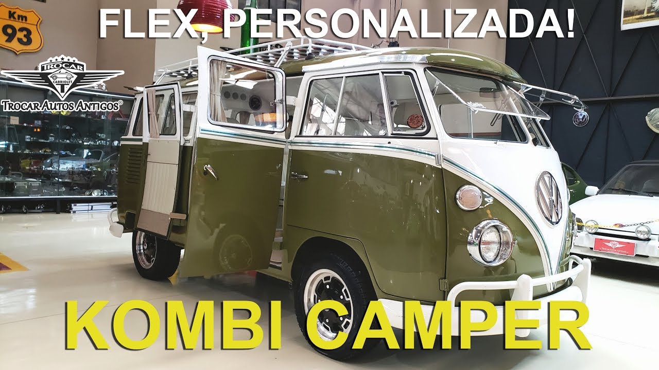 KOMBI ESTILO CAMPER, Motor Flex, Ar condicionado Digital! Kombi corujinha, 1.4 reestilizada! TROCAR