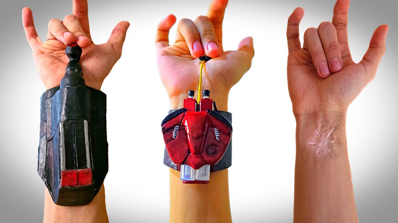 Como Fazer os Três Lançadores de Teia de Homem-Aranha Sem Volta Para Casa com Fluido Real