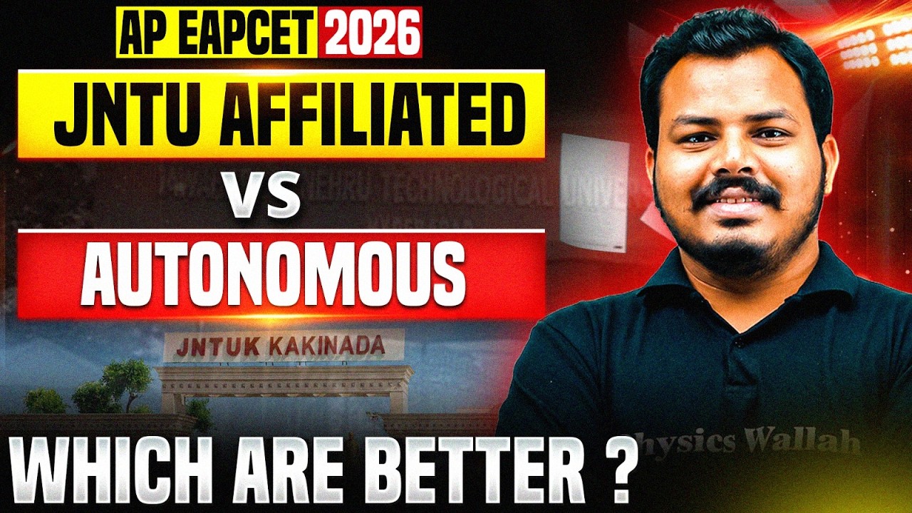 JNTU Affiliated vs Autonomous Colleges 🔥 | Which is Better After AP EAPCET 2026? 😱