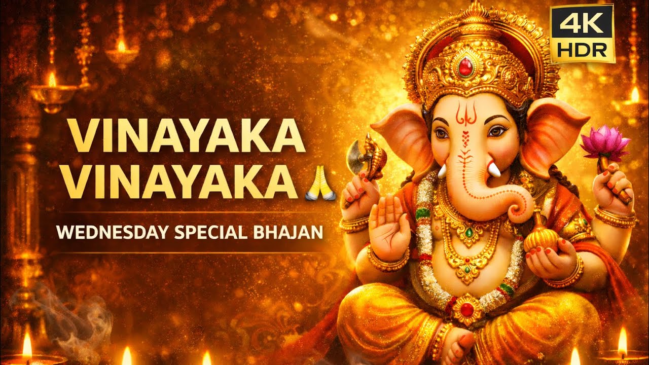Vinayaka Bhajan Telugu 🙏 Wednesday Special | Peaceful Ganesh Devotional