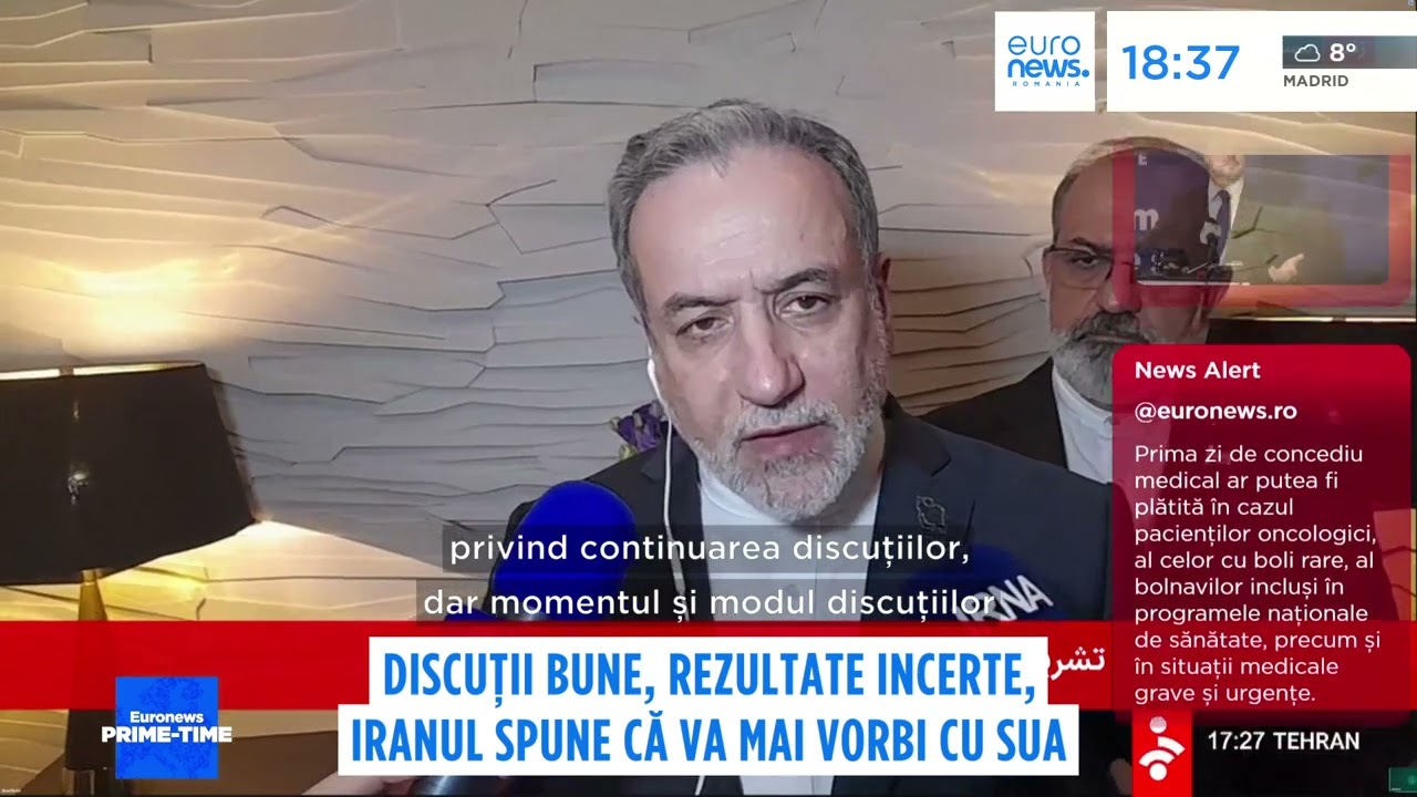 Negocieri dintre SUA și Iran, încheiate. Ministrul iranian de Externe: A fost un „început bun”