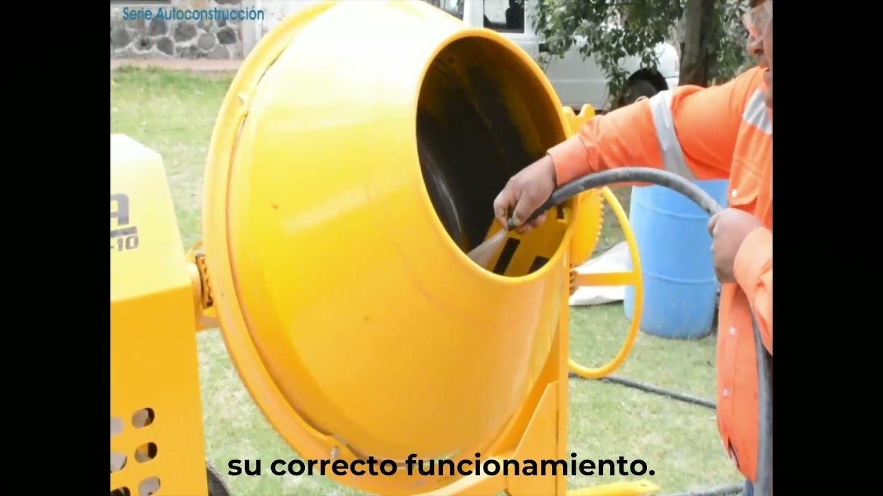 ¿Cómo hacer una mezcla de concreto con trompo mezclador?
