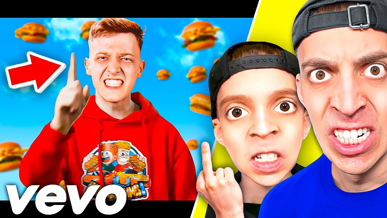 KLEINER JUNGE reagiert auf BURGERPOMMES 2 SONG und RUFT POLIZEI! 🚨😤 (eskaliert)